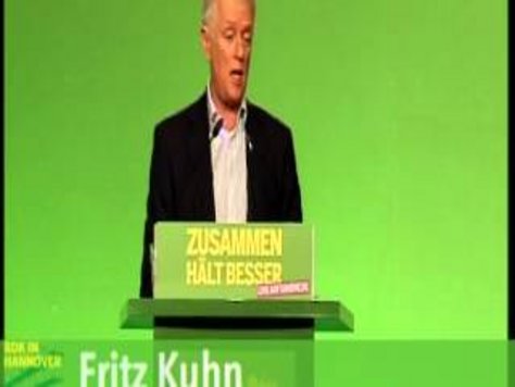 Fritz Kuhn auf dem Grünen-Parteitag in Hannover, 16. November 2012